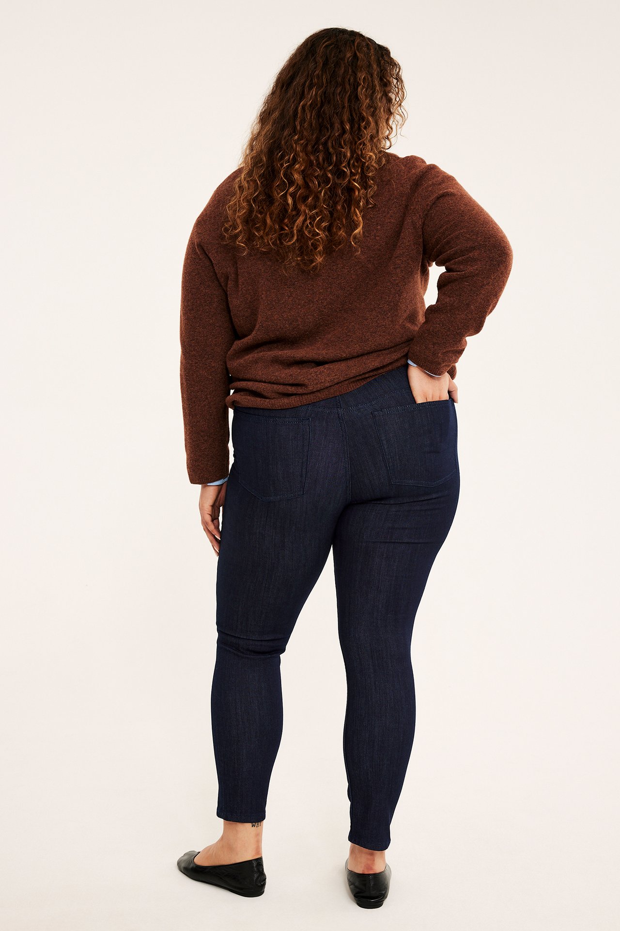 Slim jeans high waist - Tumma denim - 5