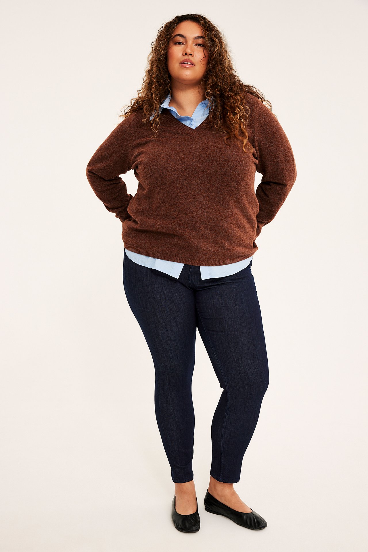 Slim jeans high waist