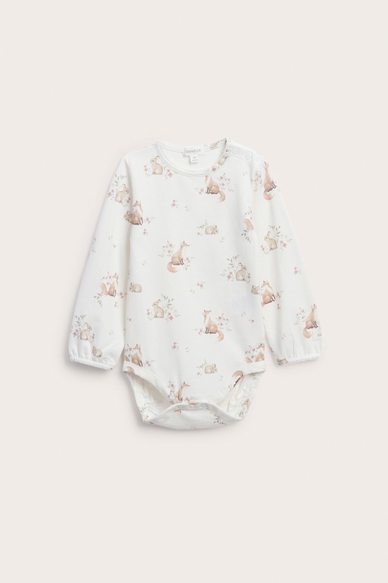 Pitkähihainen kuviollinen body
