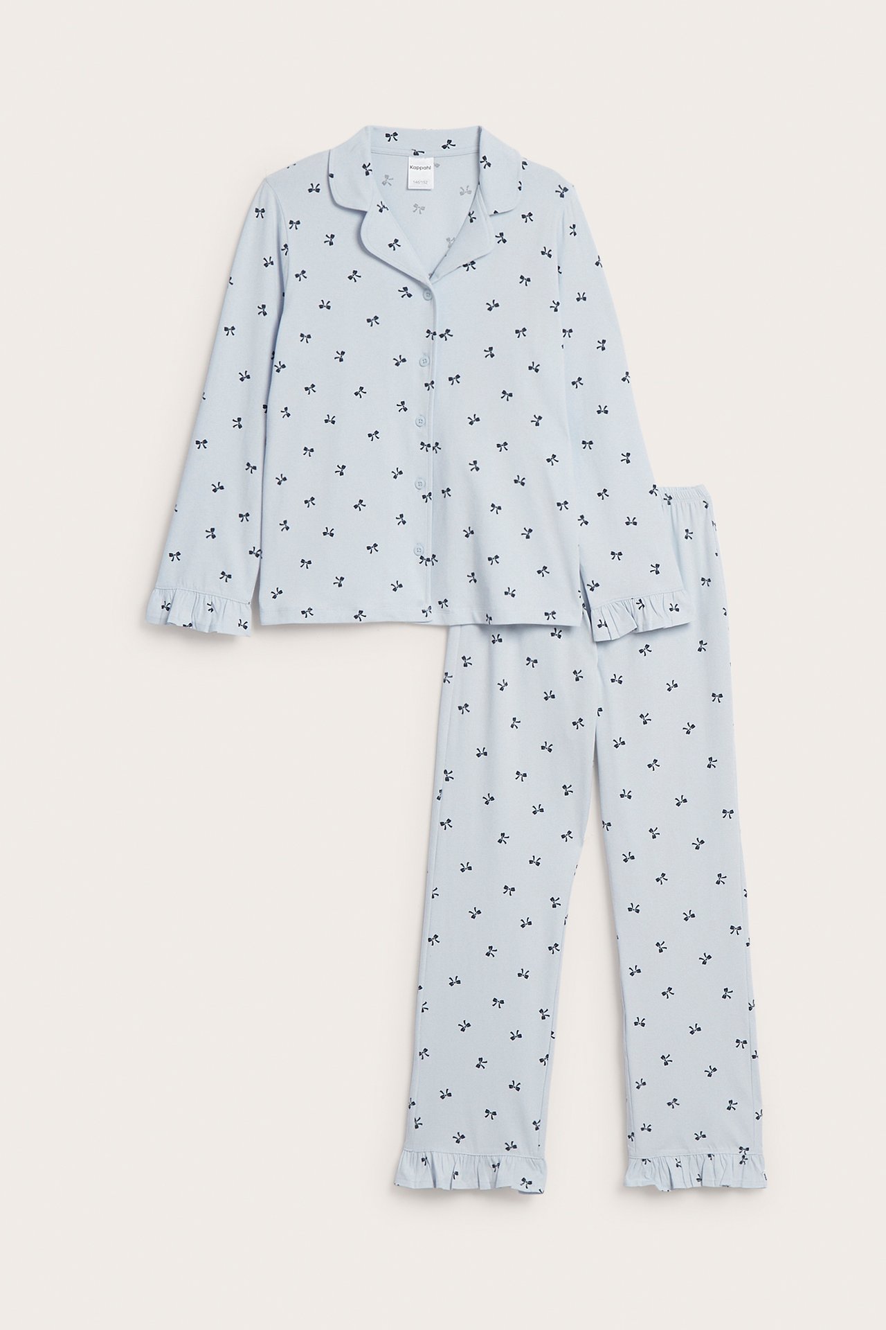Pyjamassett med rosettmønster