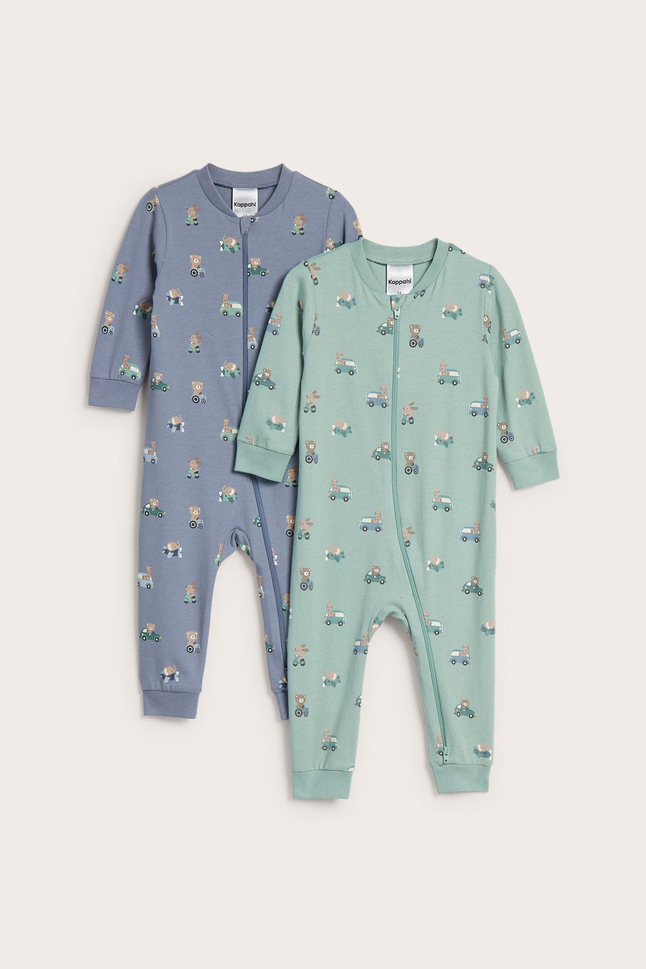 2-pack mönstrad pyjamas