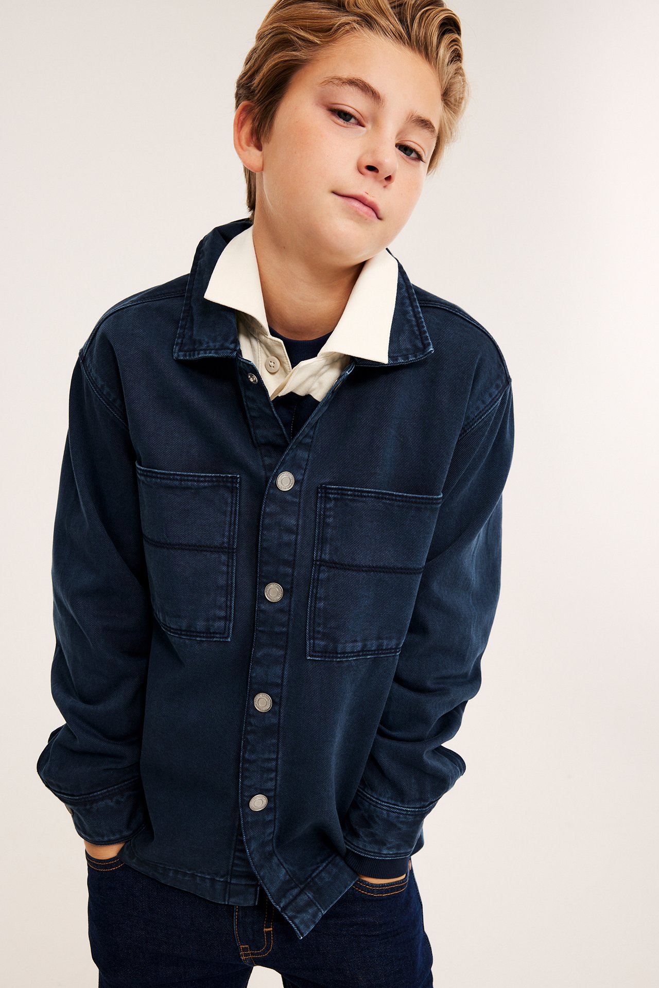 Overshirt i denim