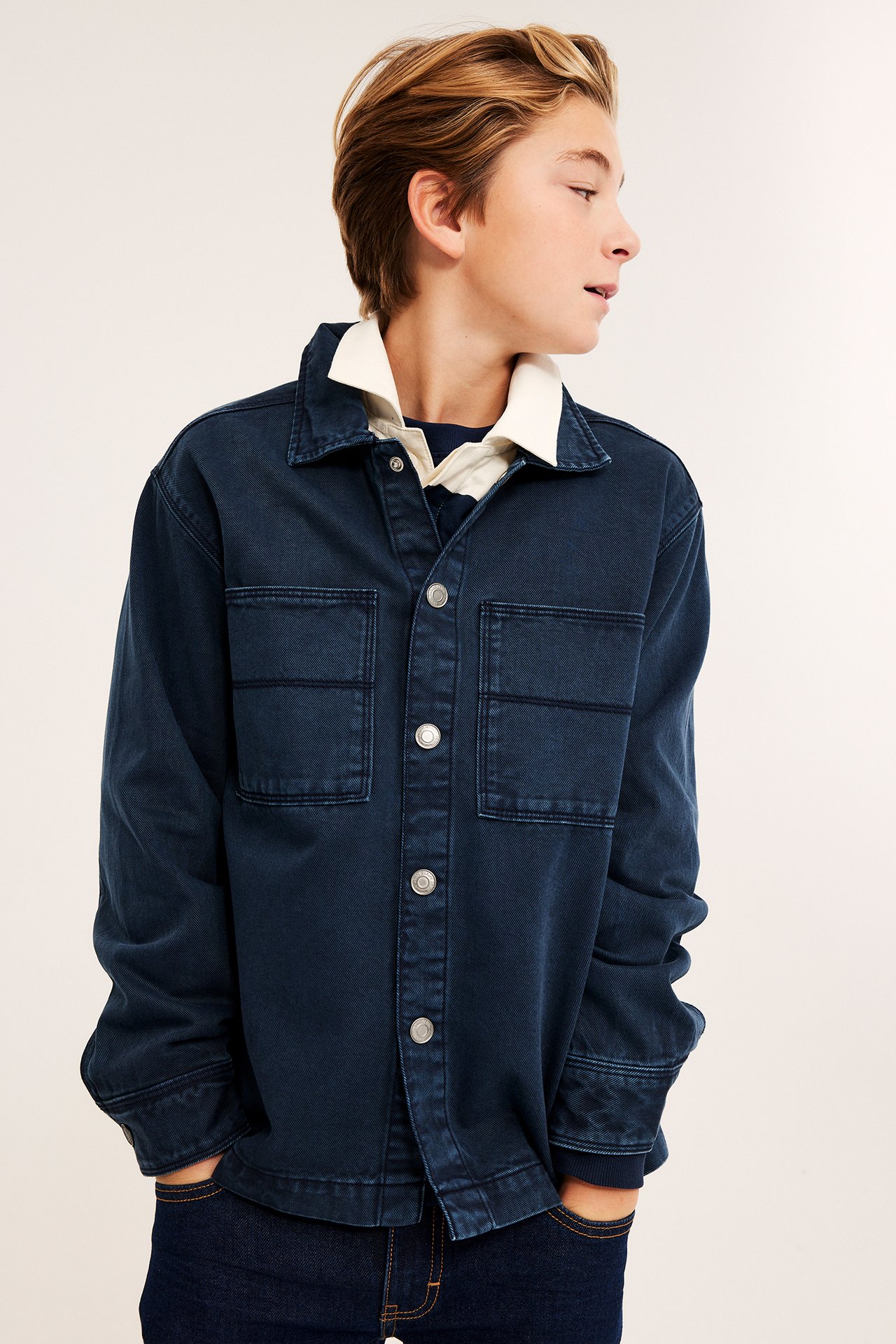 Overshirt i denim