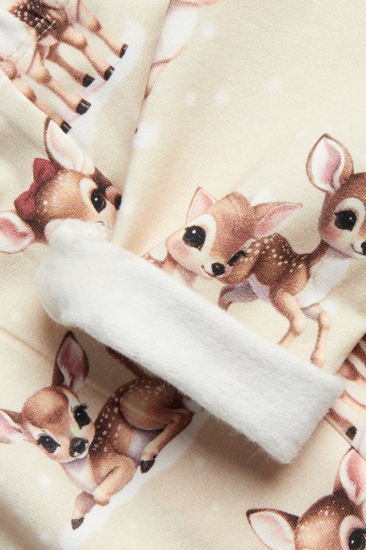 Leggings med rådjursmönster - Beige - 4
