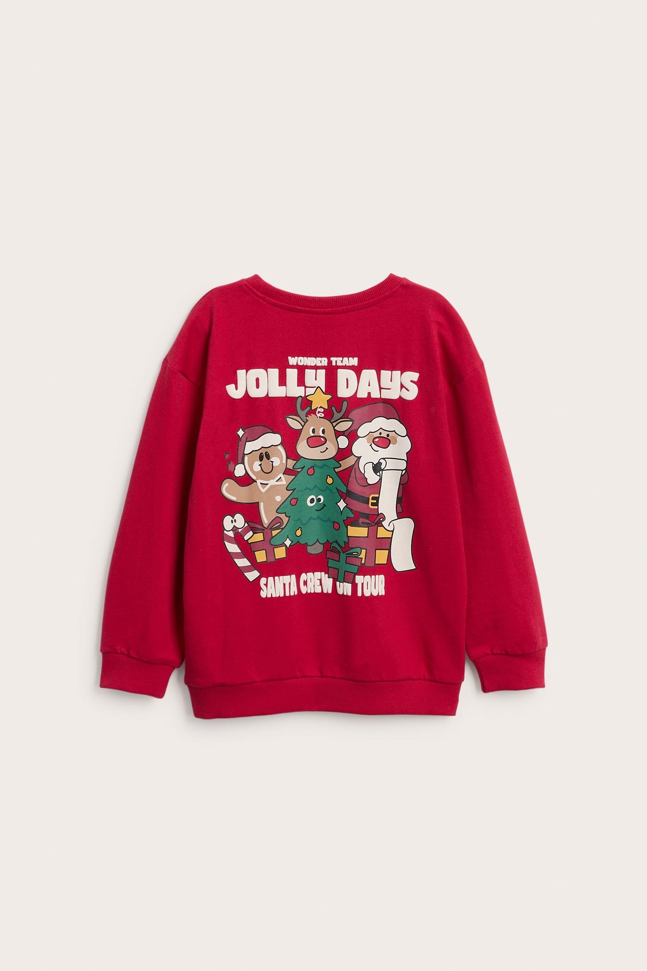 Jultröja sweatshirt - Röd - 6