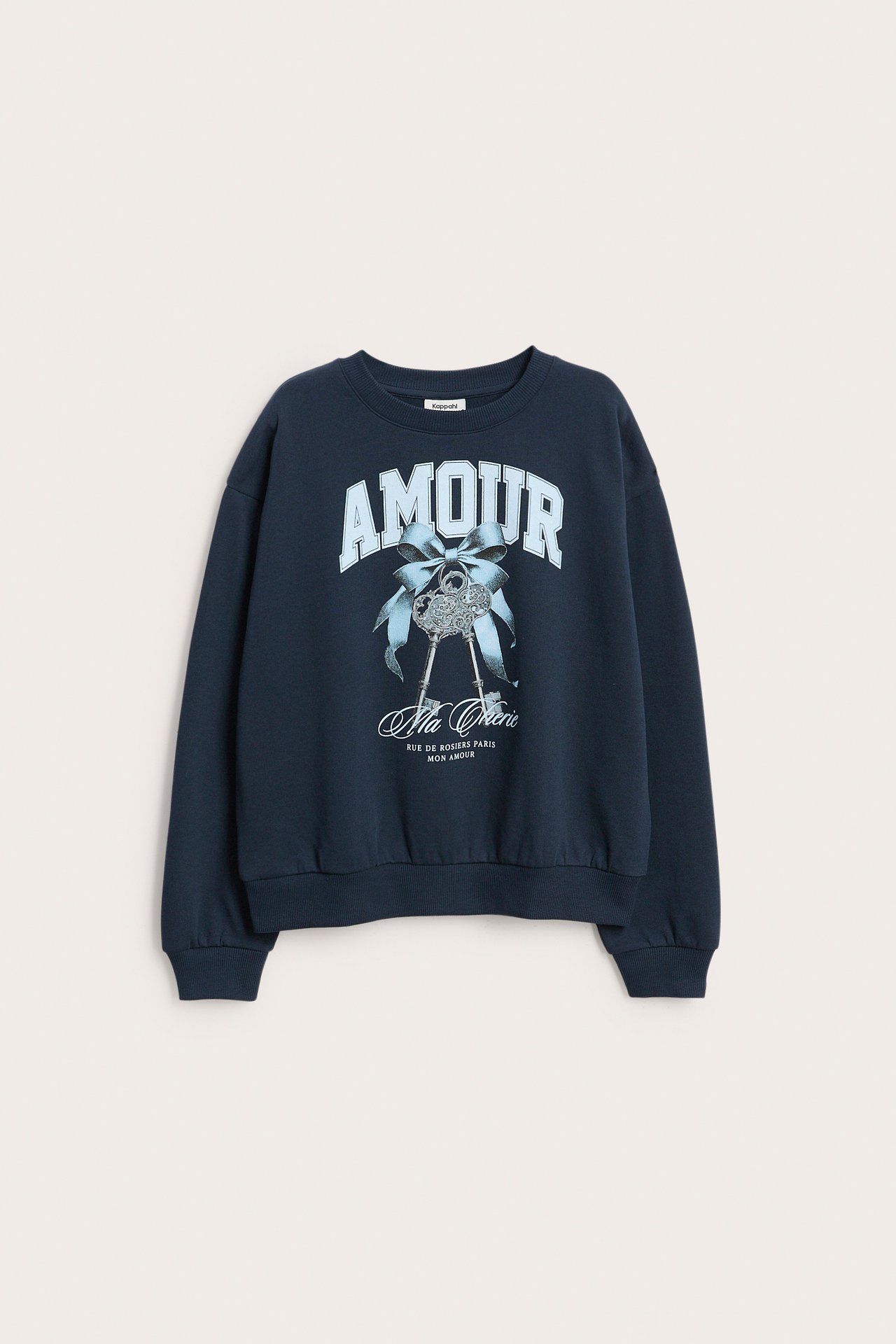 Sweatshirt med print