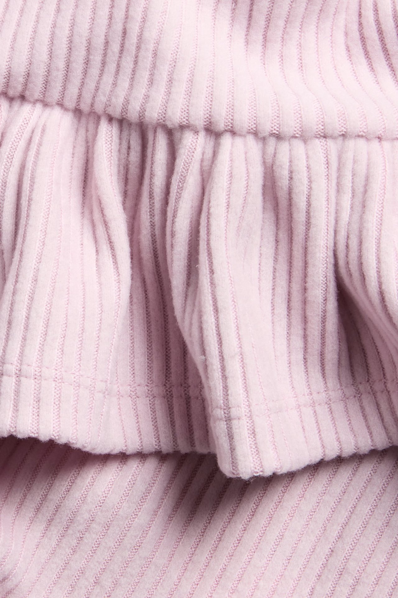 Pitkähihainen peplum-paita - Tummanpinkki - 2
