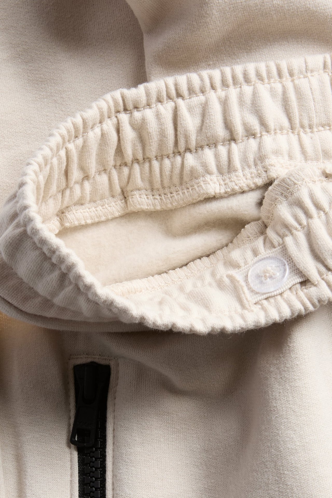Myke bukser med forsterkede knær - Offwhite - 2