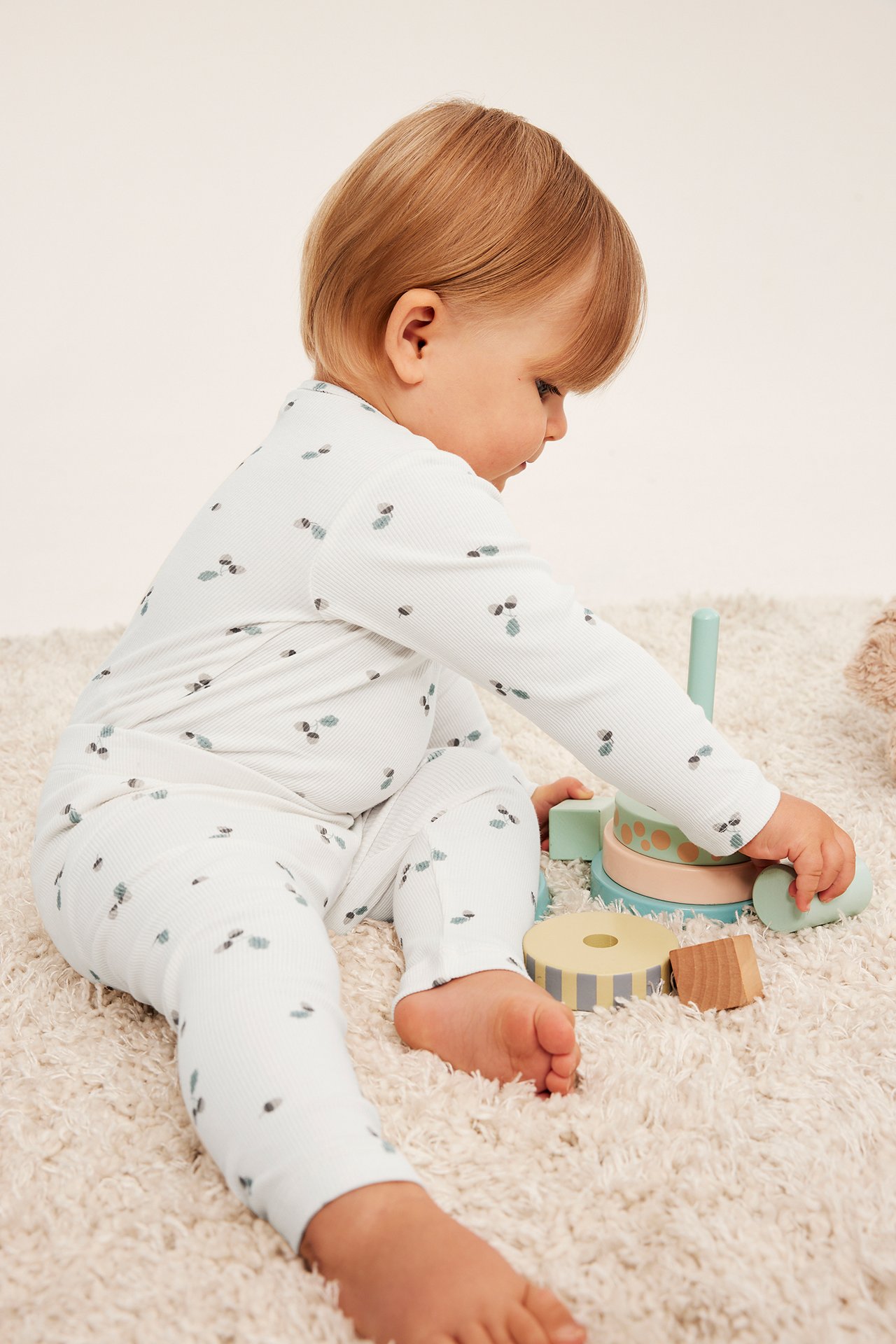 Prążkowane legginsy