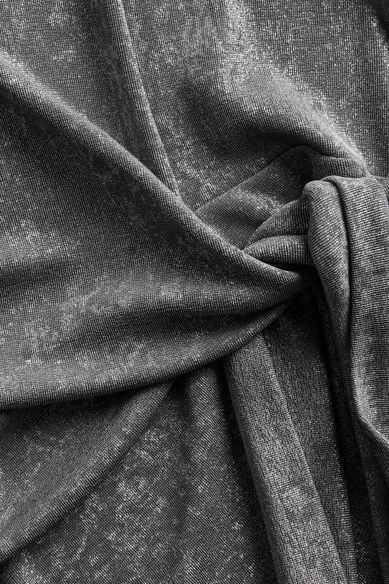 Kortärmad draperad top