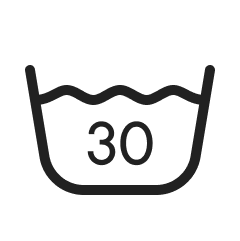 Symbol instrukcji prania 30 stopni