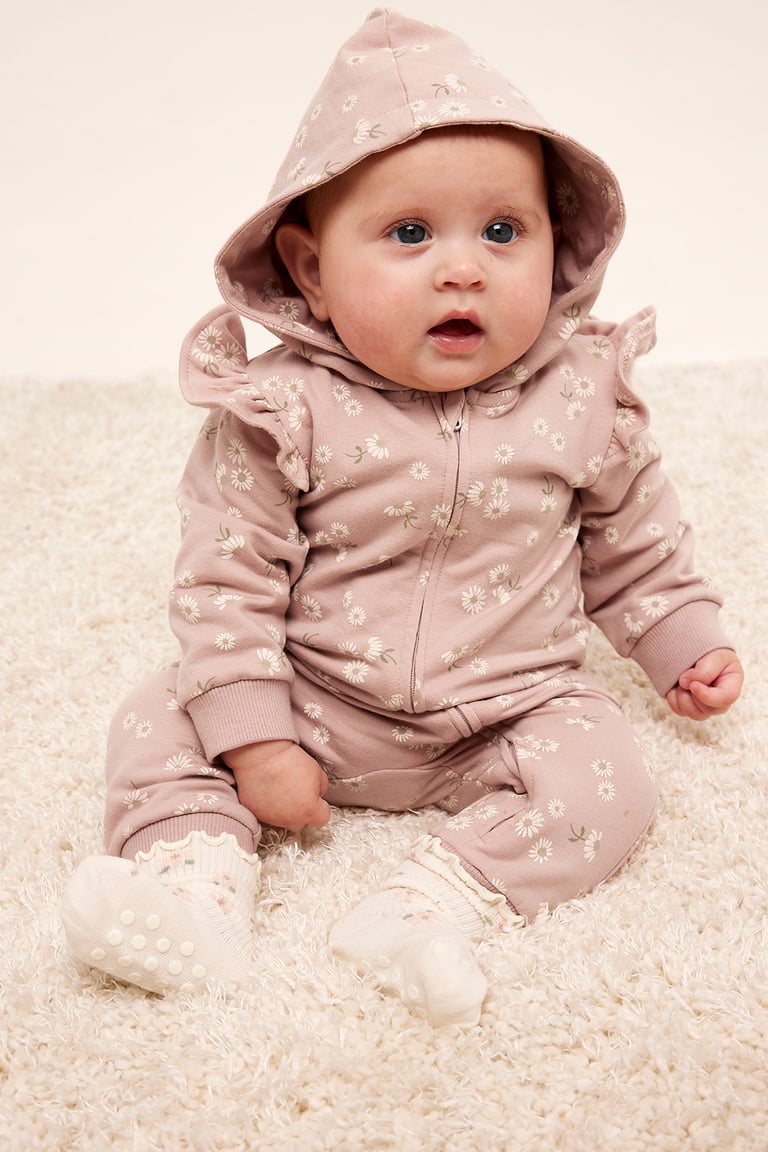 Blommig jumpsuit Rosa Baby Kappahl