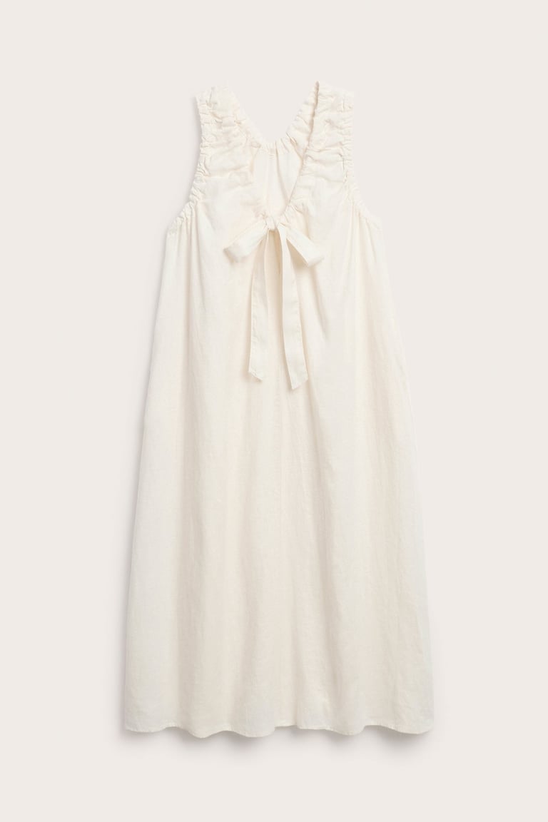 knee length dresses for ladies Kay/Day linen dress